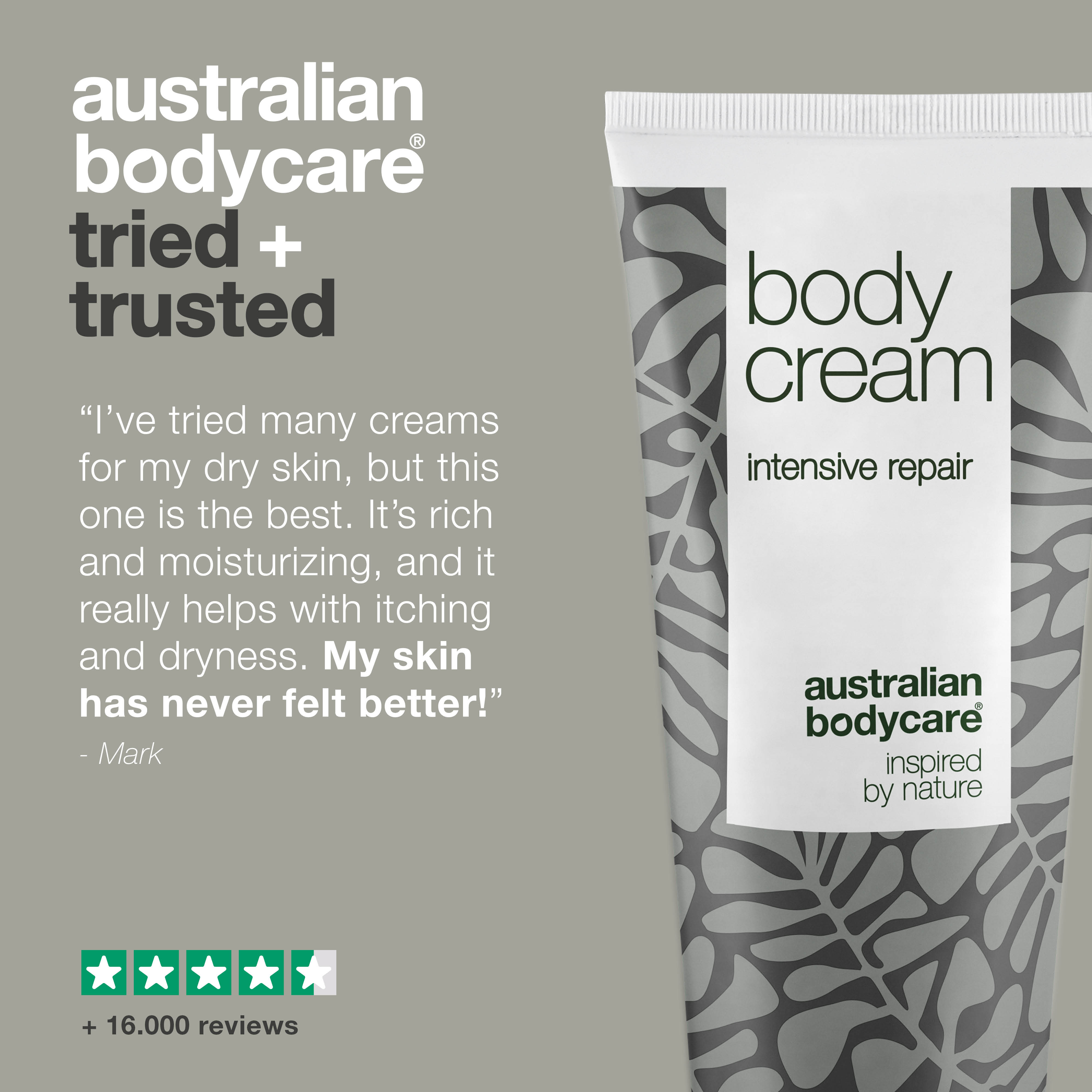 Body Cream for very dry skin and itching — Intensive body moisturiser for damaged, very dry and itchy skin