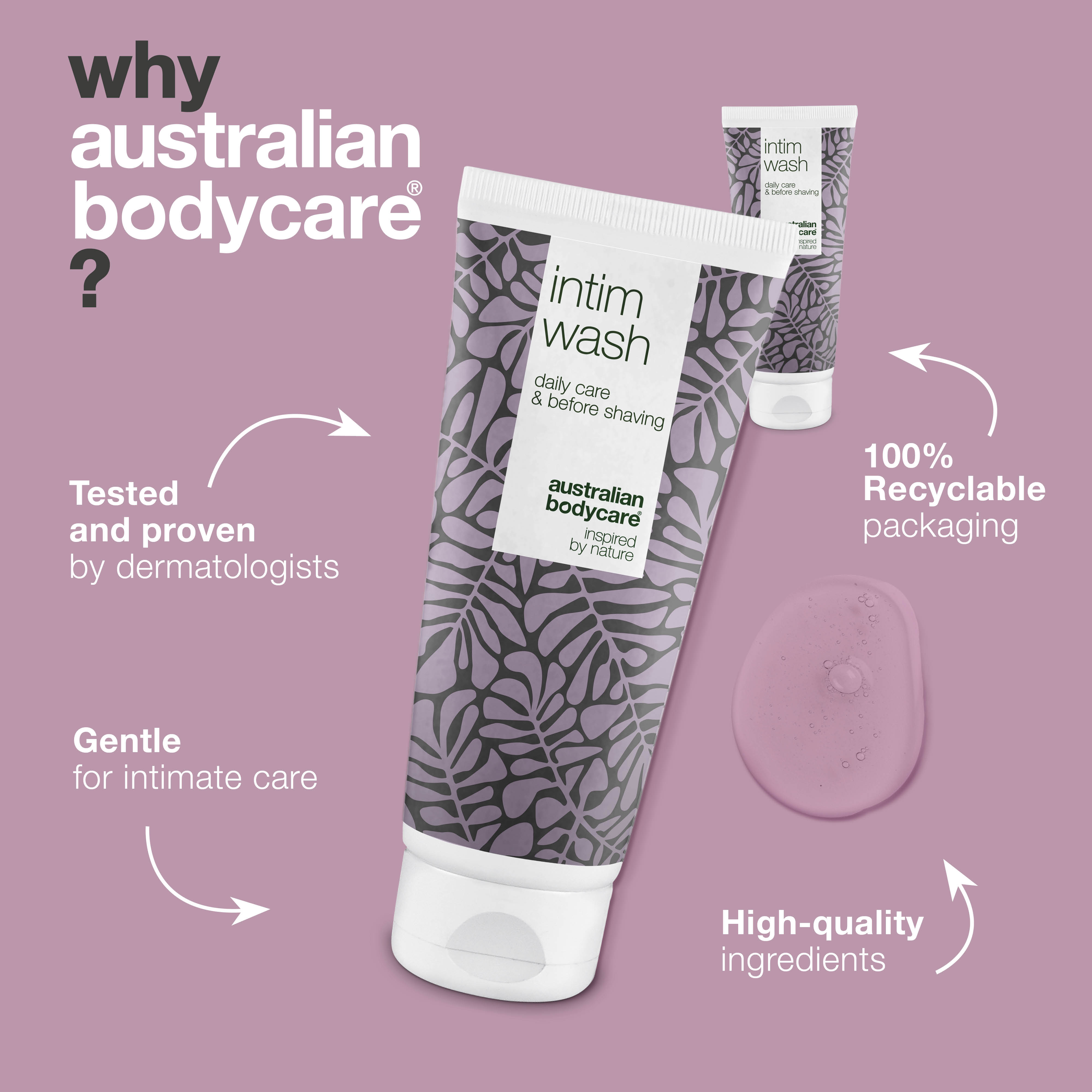 2 x Intim wash— Intimate soap for unwanted odour and genital itching