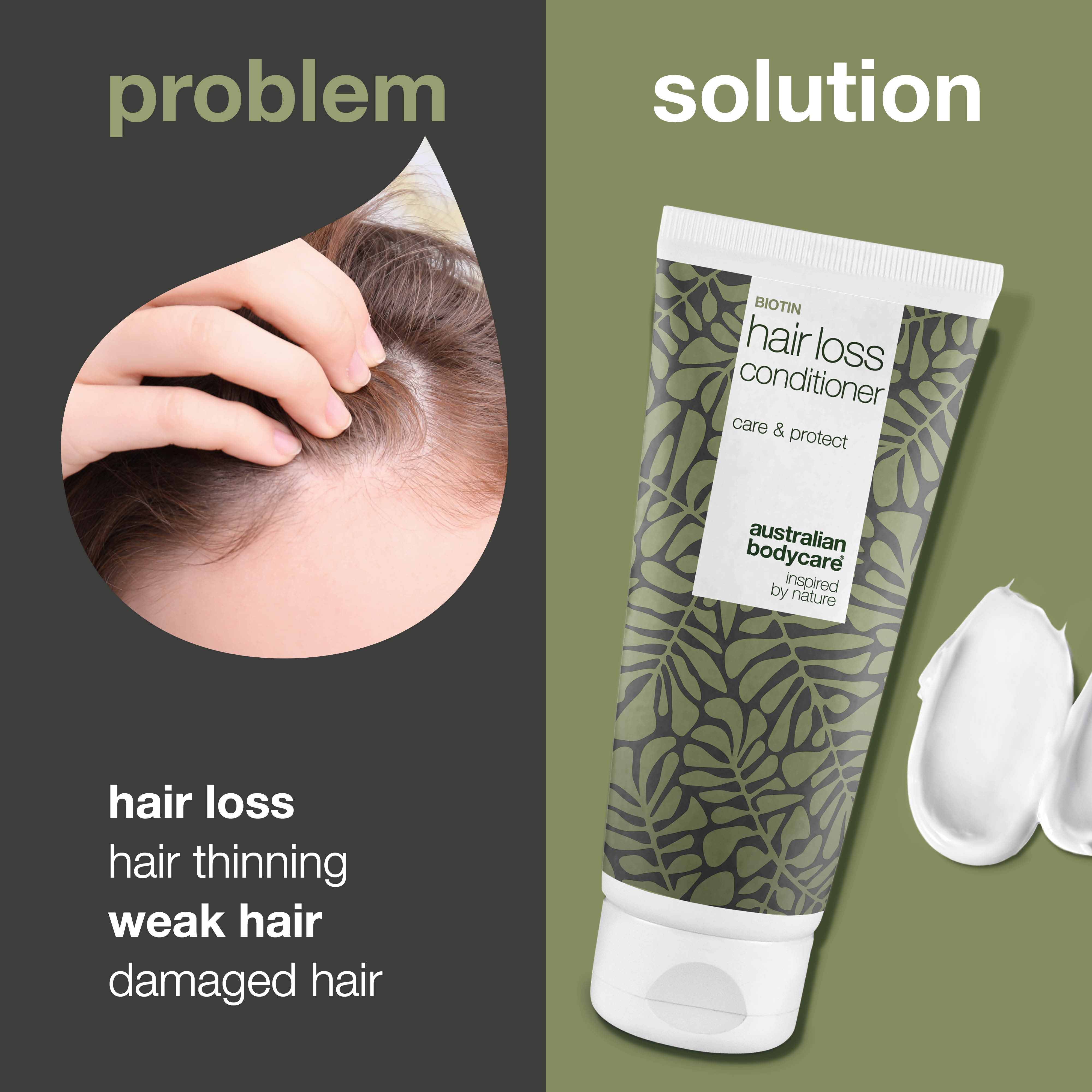 Hair Loss conditioner for thin and weak hair — Conditioner with Capilia Longa for hair care in case of hair loss and hair thinning