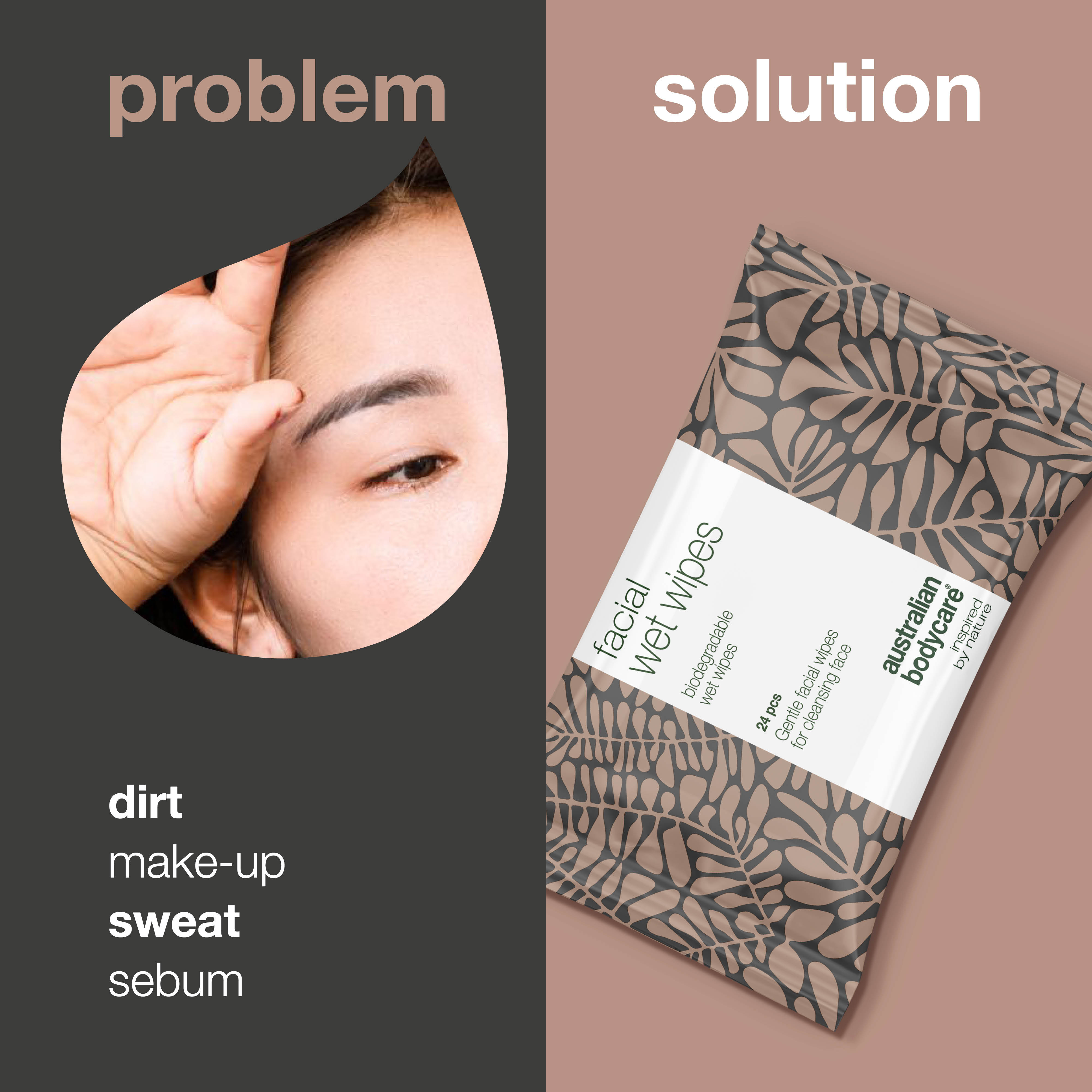 Face wipes 24 pcs. — Facial wipes for sensitive and oily skin or make up remover