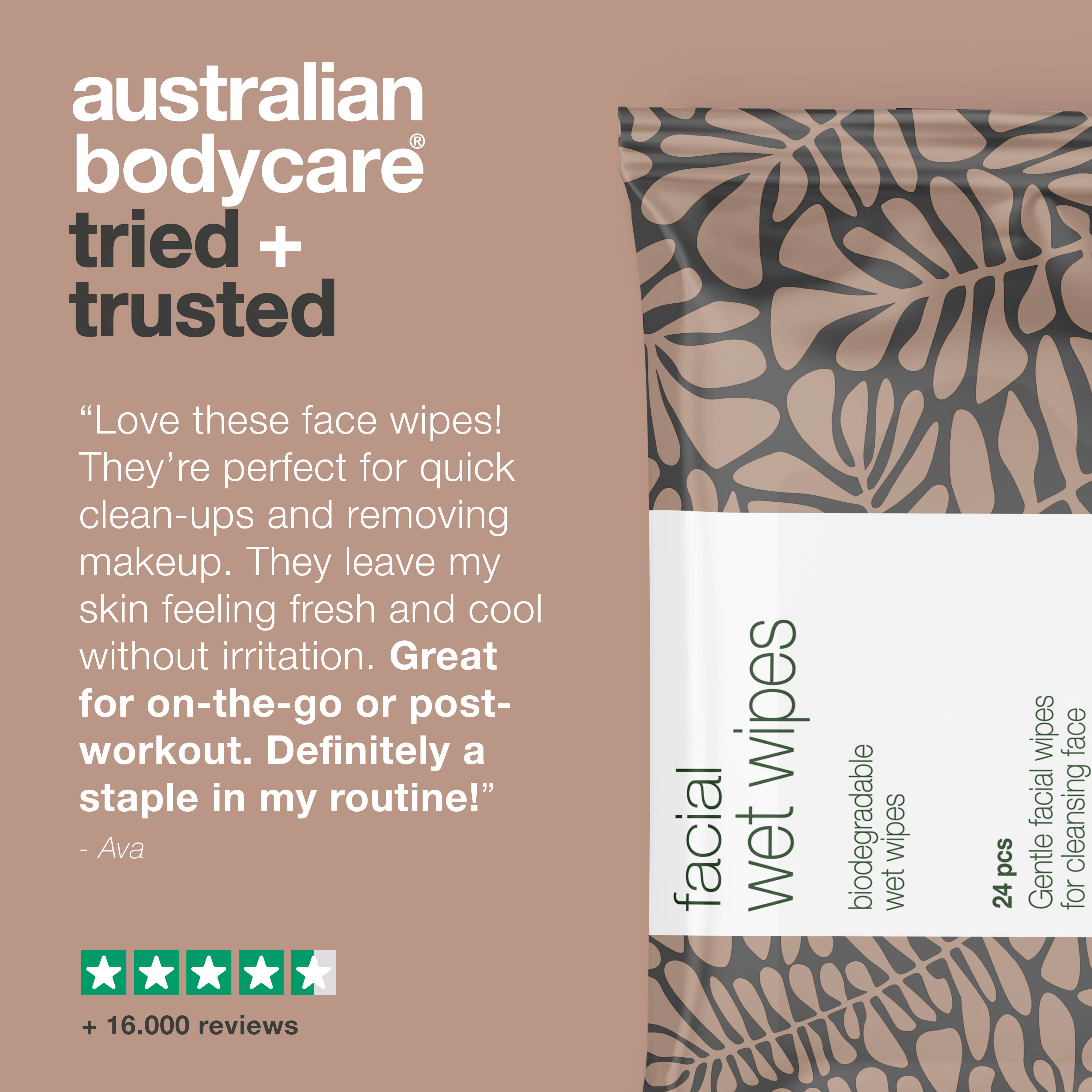 Face wipes 24 pcs. — Facial wipes for sensitive and oily skin or make up remover