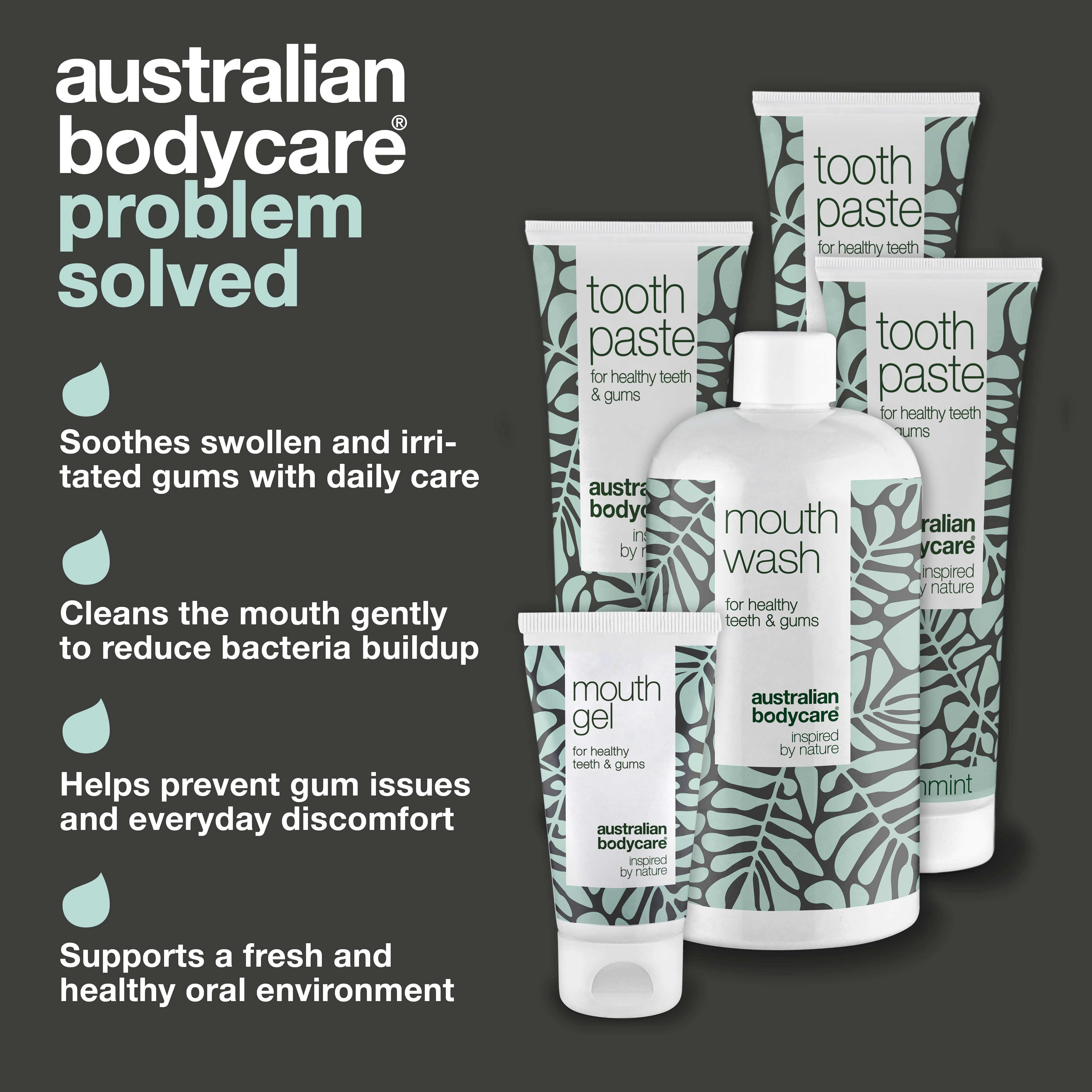 Swollen gum care package — 5 products to relieve and prevent swollen and sore gums