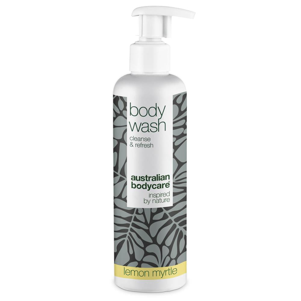 250 ml Body Wash Lemon Myrtle — Effective Shower Gel for Pimples, Blackheads, and Blemished Skin with a Fresh Citrus Fragrance