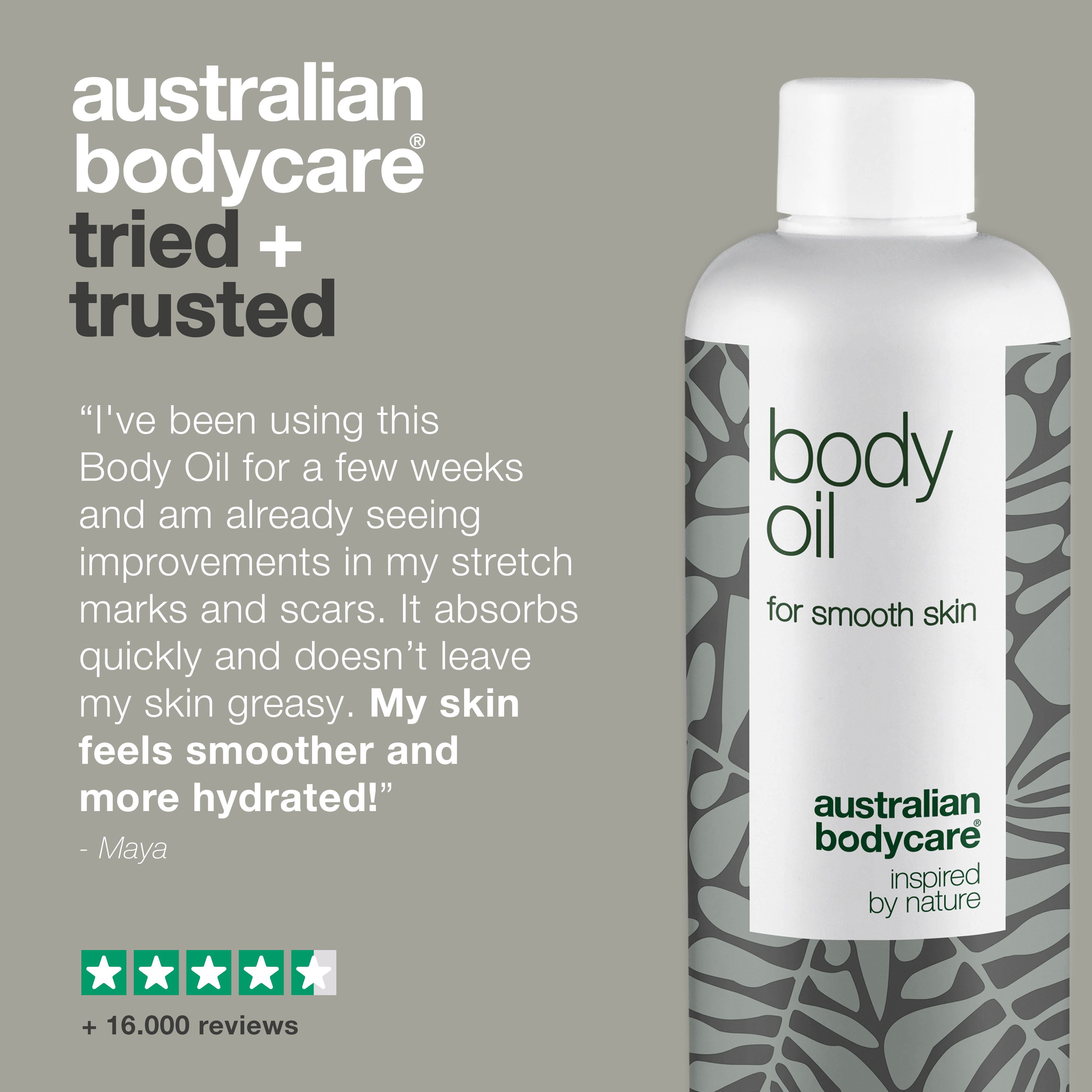 Body Oil – Reduces stretch marks, scars, and dark spots — Body Oil reduces stretch marks, scars, and dark spots. With almond oil, squalane, and vitamin E, it hydrates and smooths the skin.