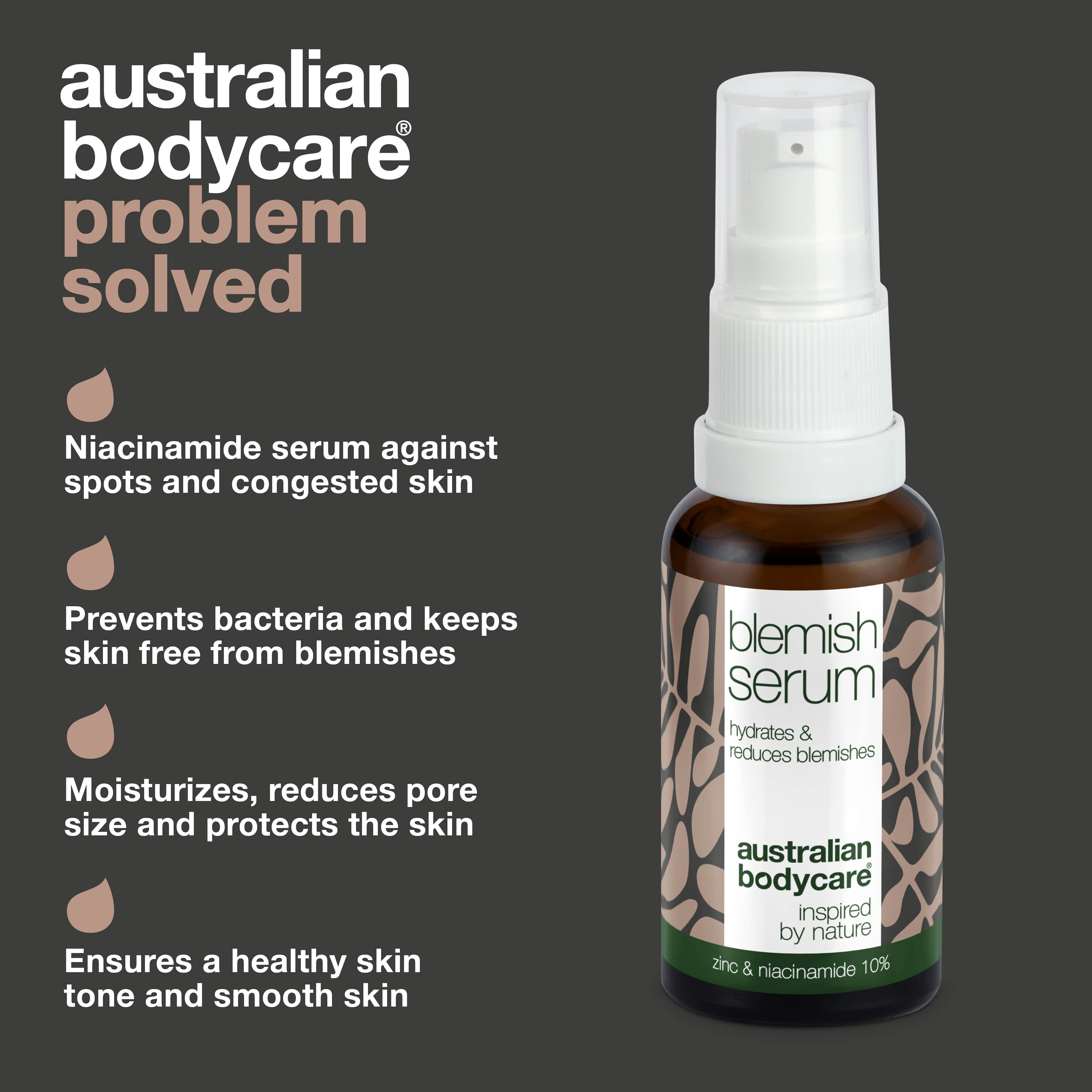 10% niacinamide serum for spots and skin blemishes