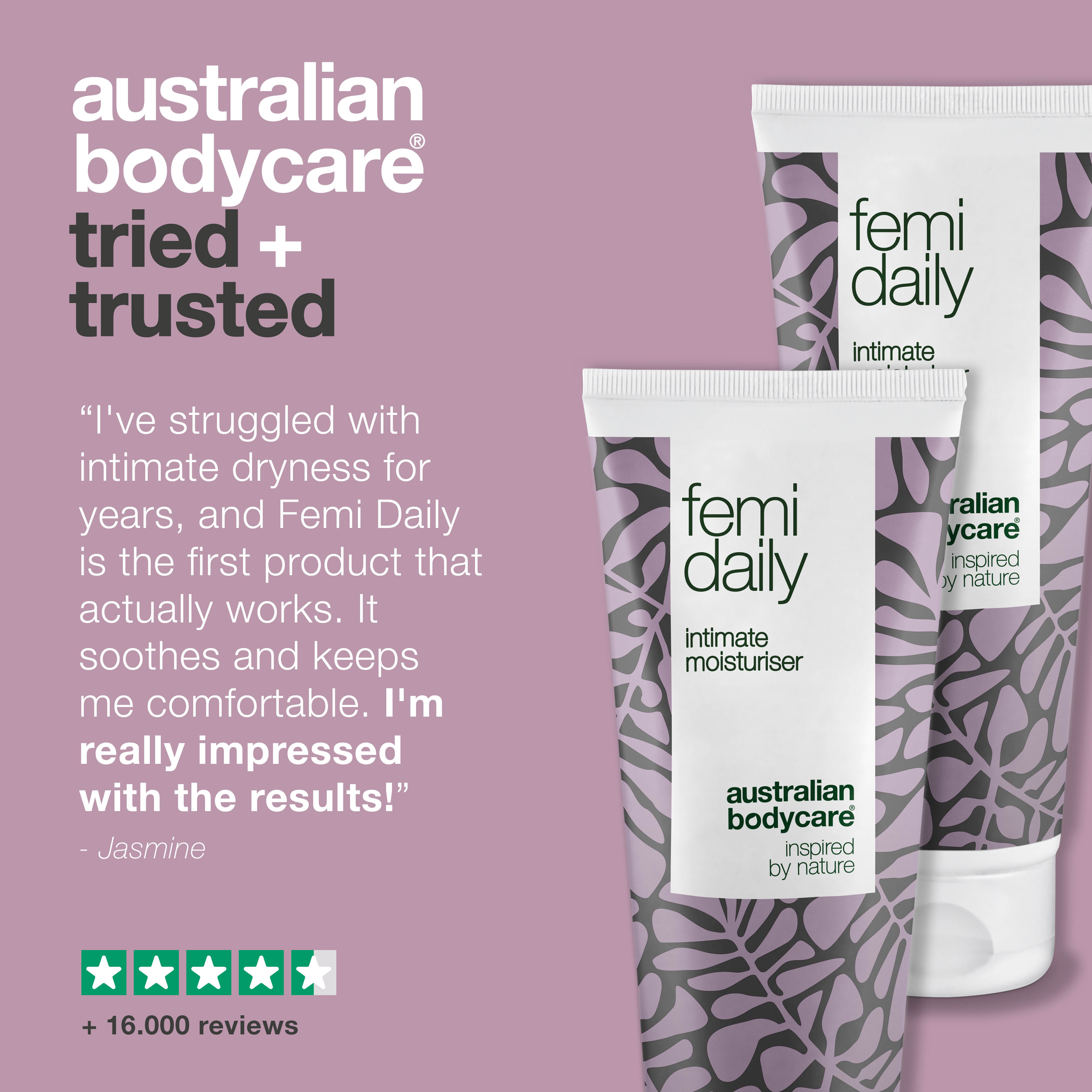 2x Femi Daily intimate gel for itching, vaginall dryness and unwanted odour — A intimate gel for unwanted odour and vaginal discomfort