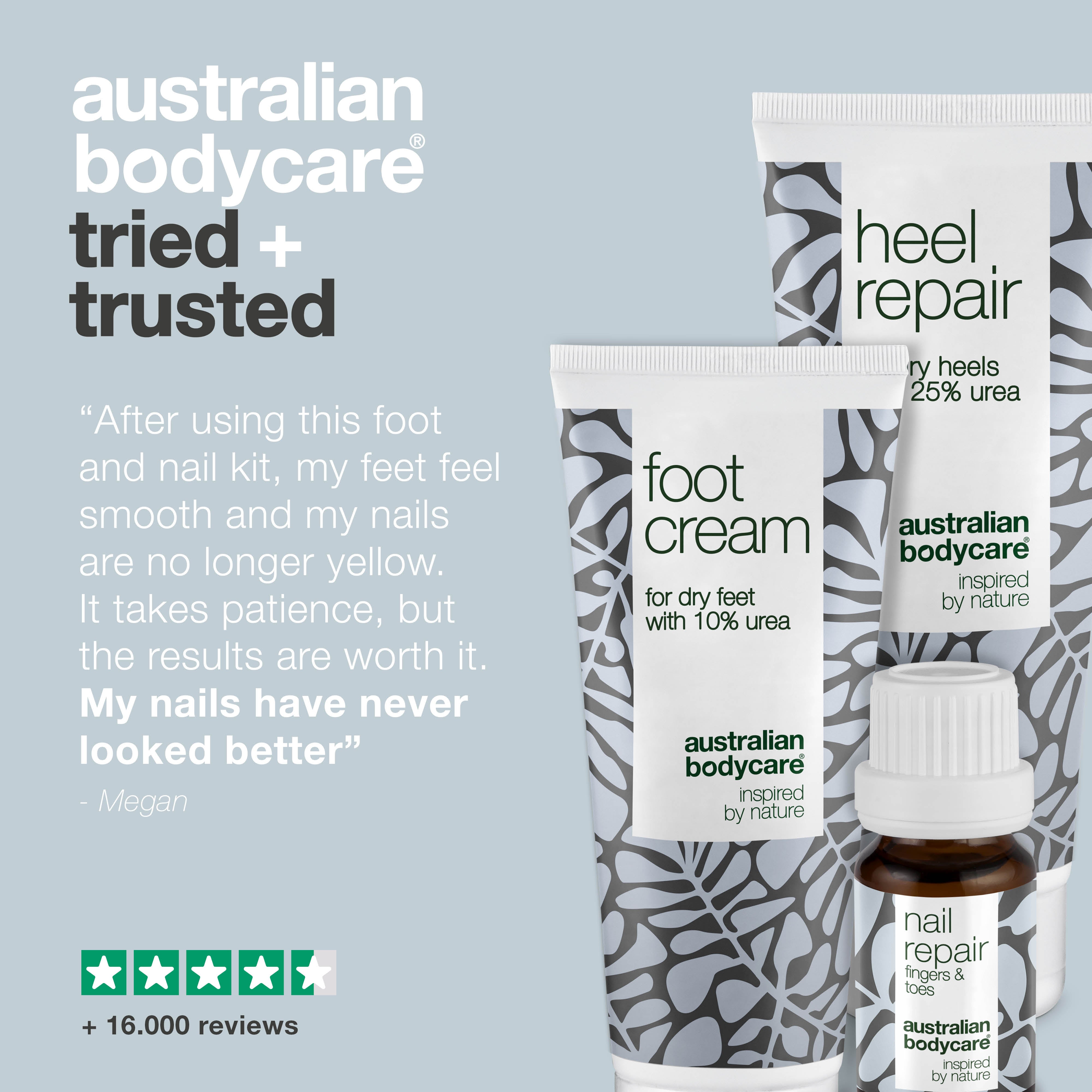 Foot and nail kit — for callus and discoloured nails