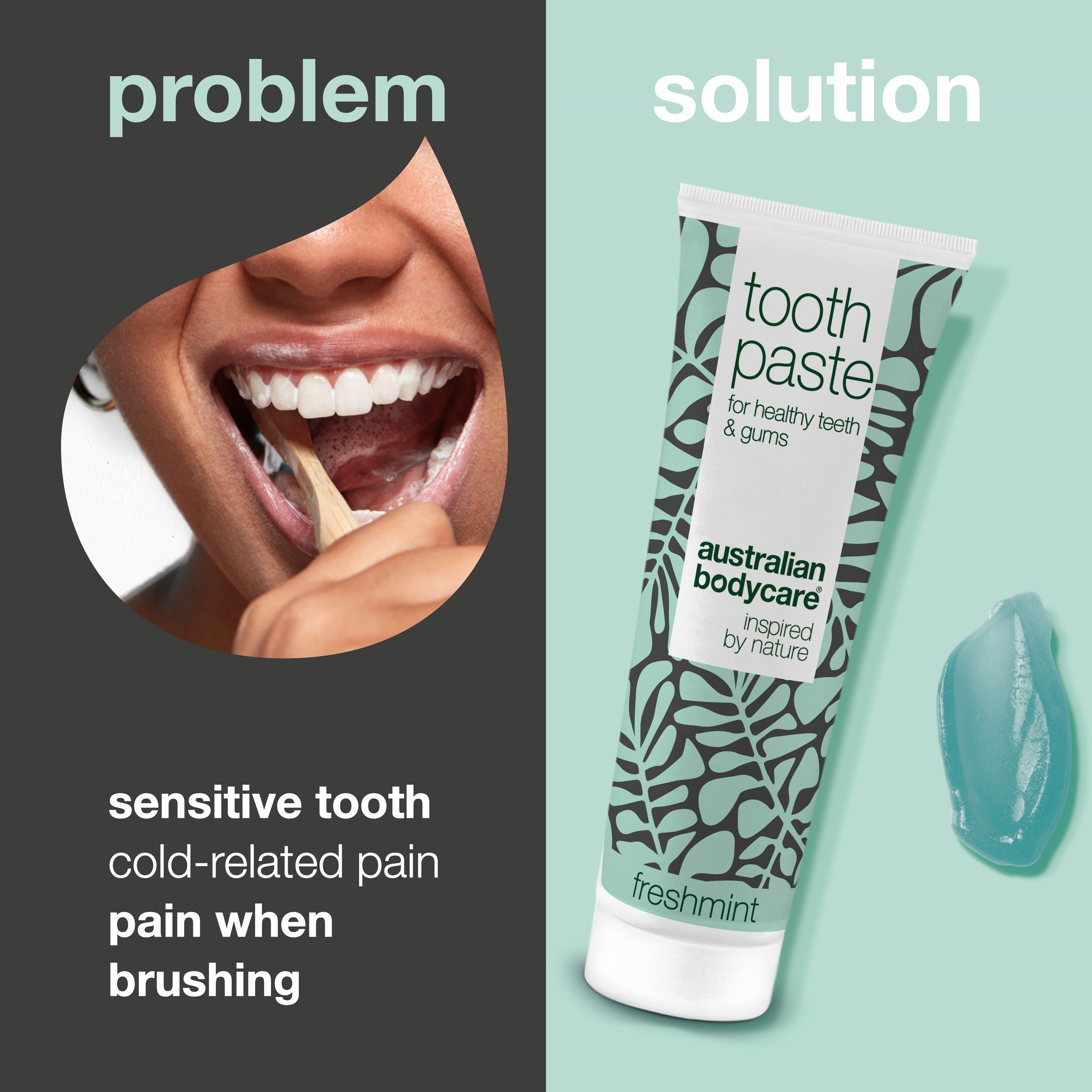 Toothpaste for Sensitive Teeth — Tea Tree Oil Toothpaste