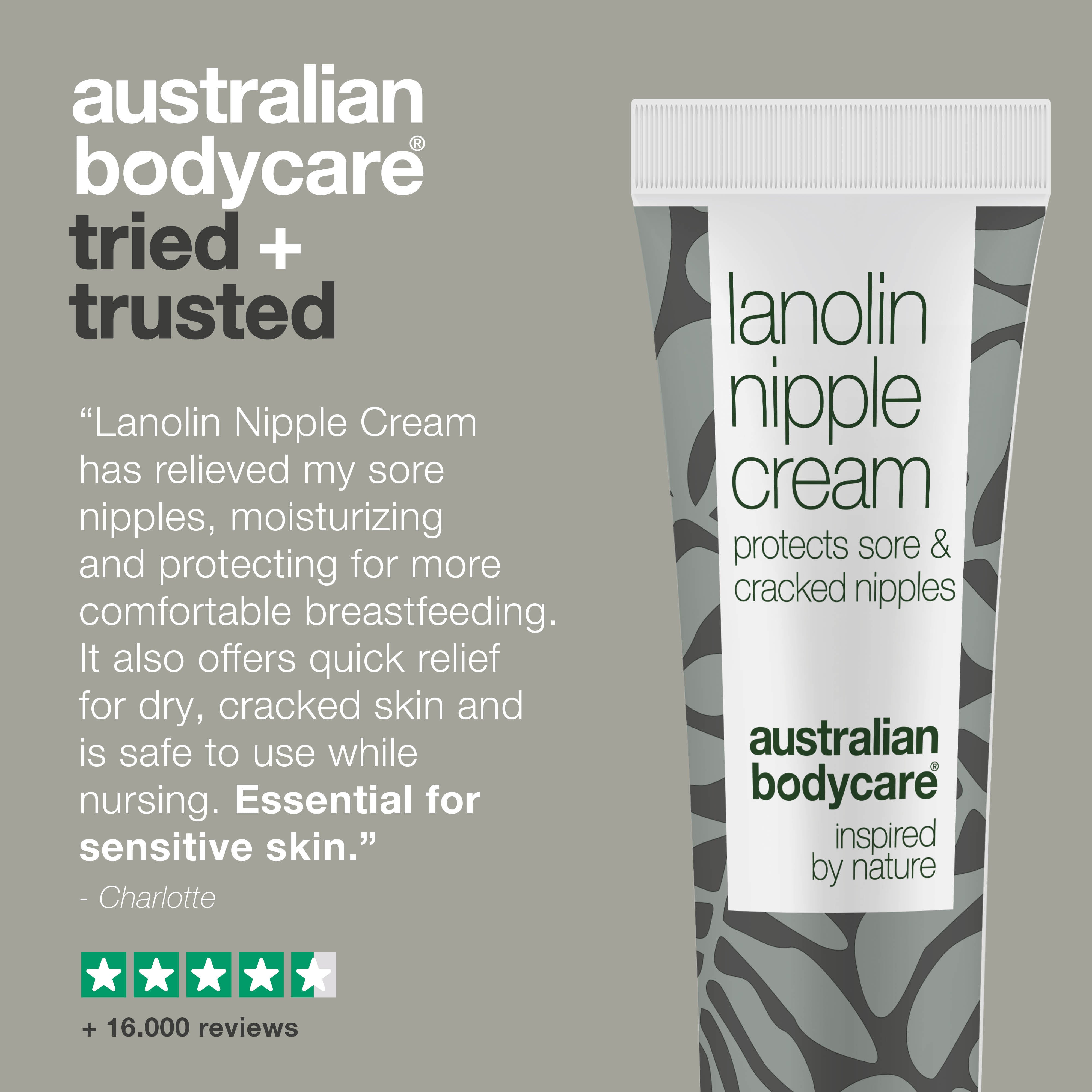 Nipple Cream with Lanolin for Breastfeeding and Skin Protection