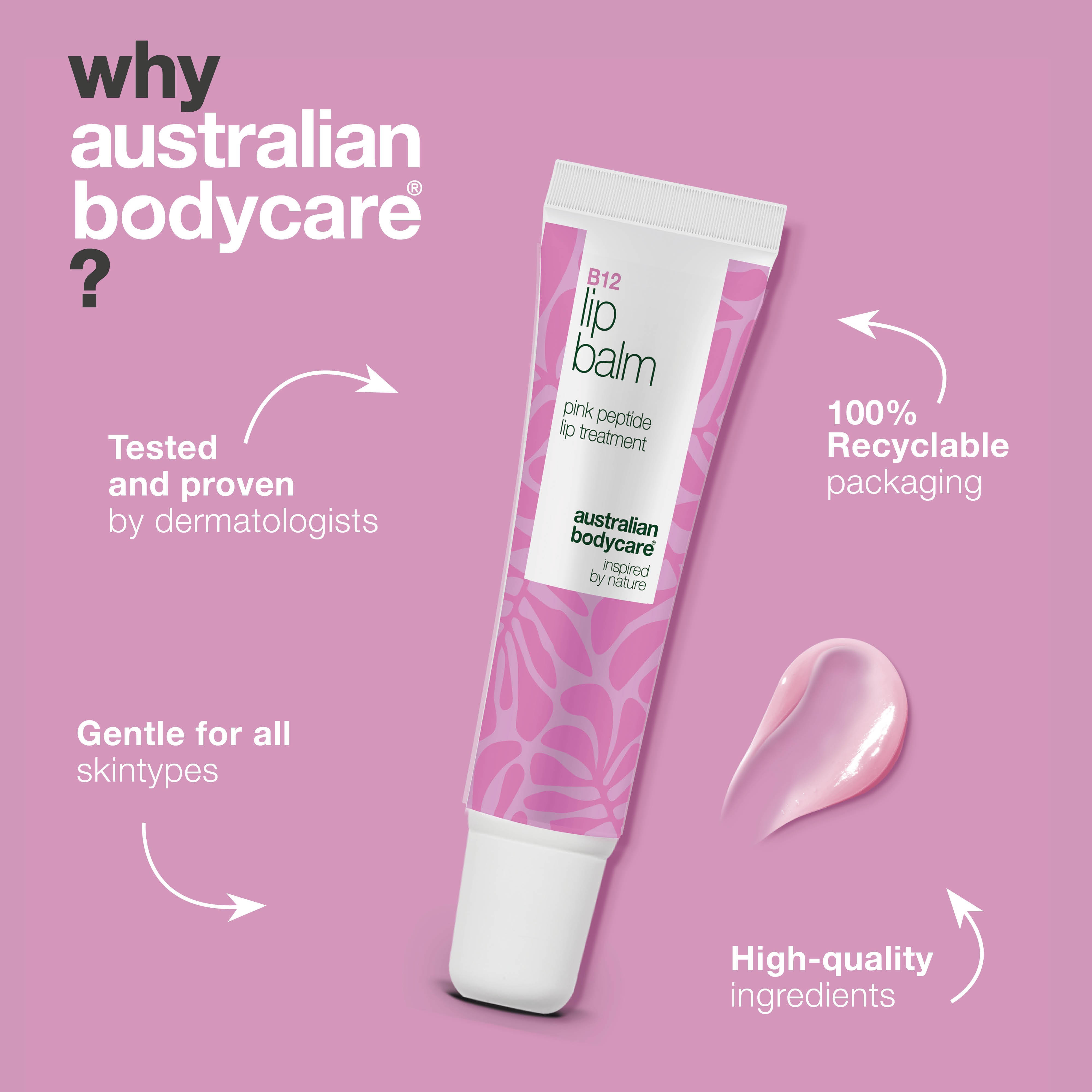 Lip Balm with B12 – Nourishing Moisture for Full Lips — Achieve soft, full lips with B12 lip balm. Intensely moisturizes, smooths fine lines, and prevents dryness – perfect for daily care!