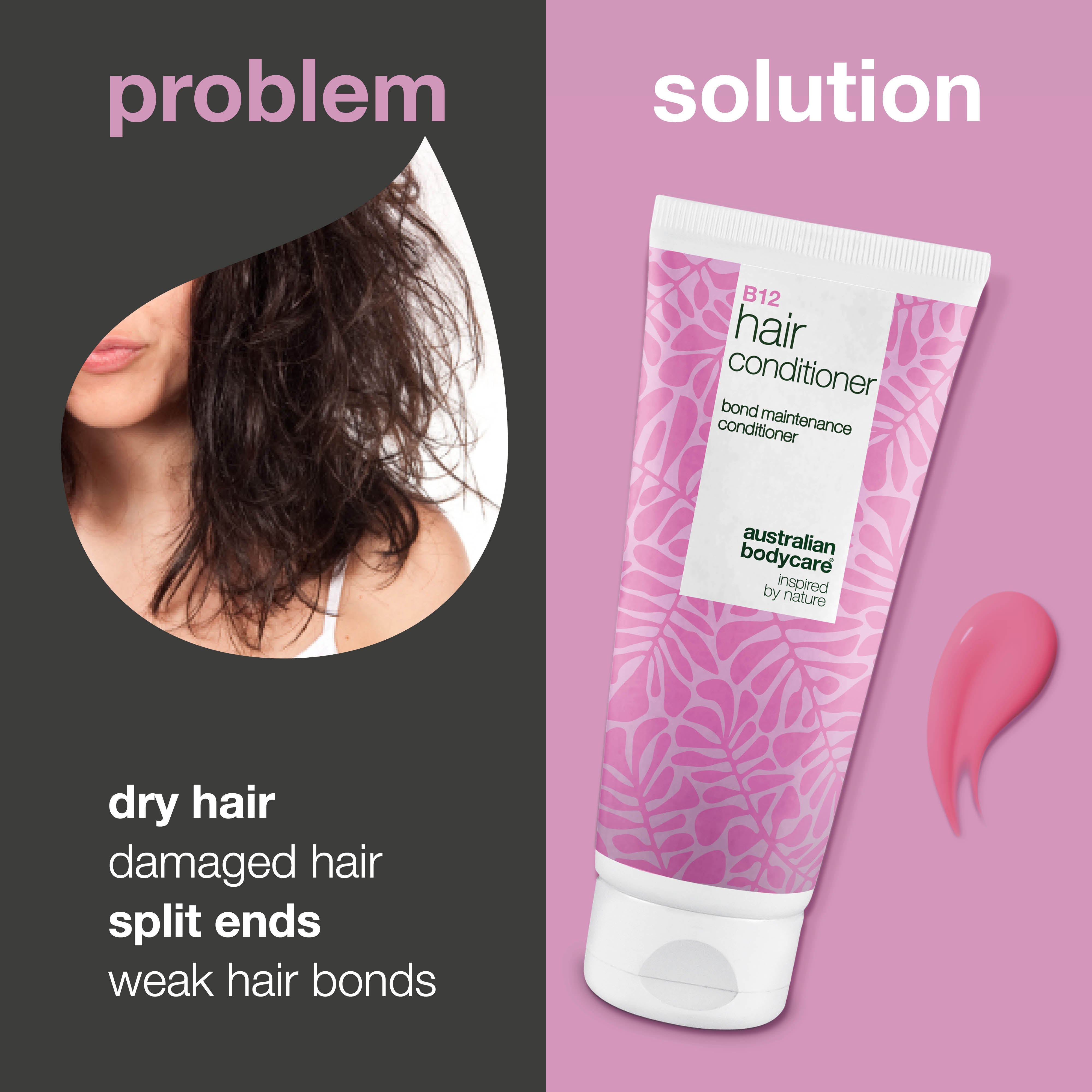 Vitamin B12 Hair Conditioner with bond-effect – strengthens and repairs dry, damaged hair