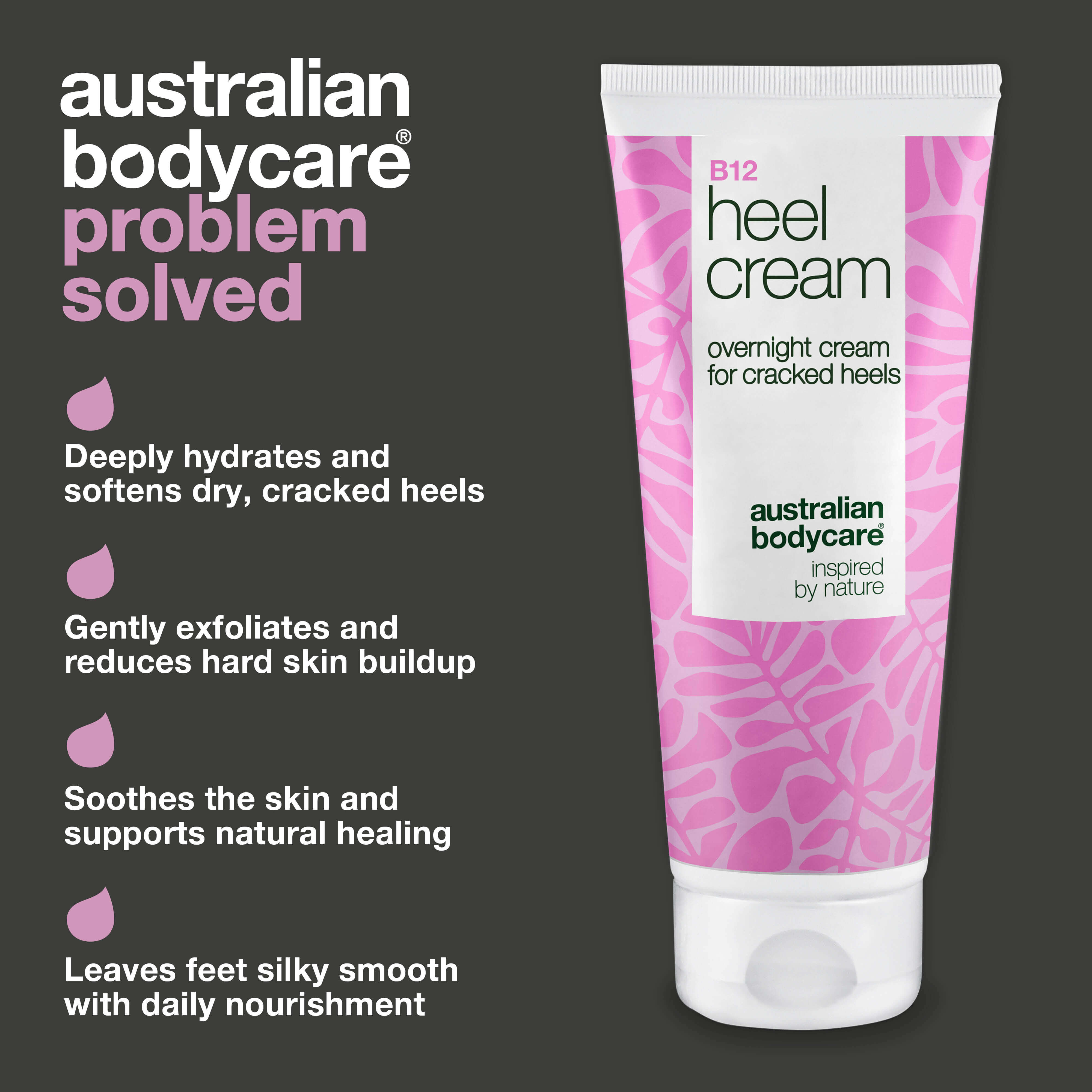 Heel Cream for Dry Feet, Cracked Heels & Hard Skin