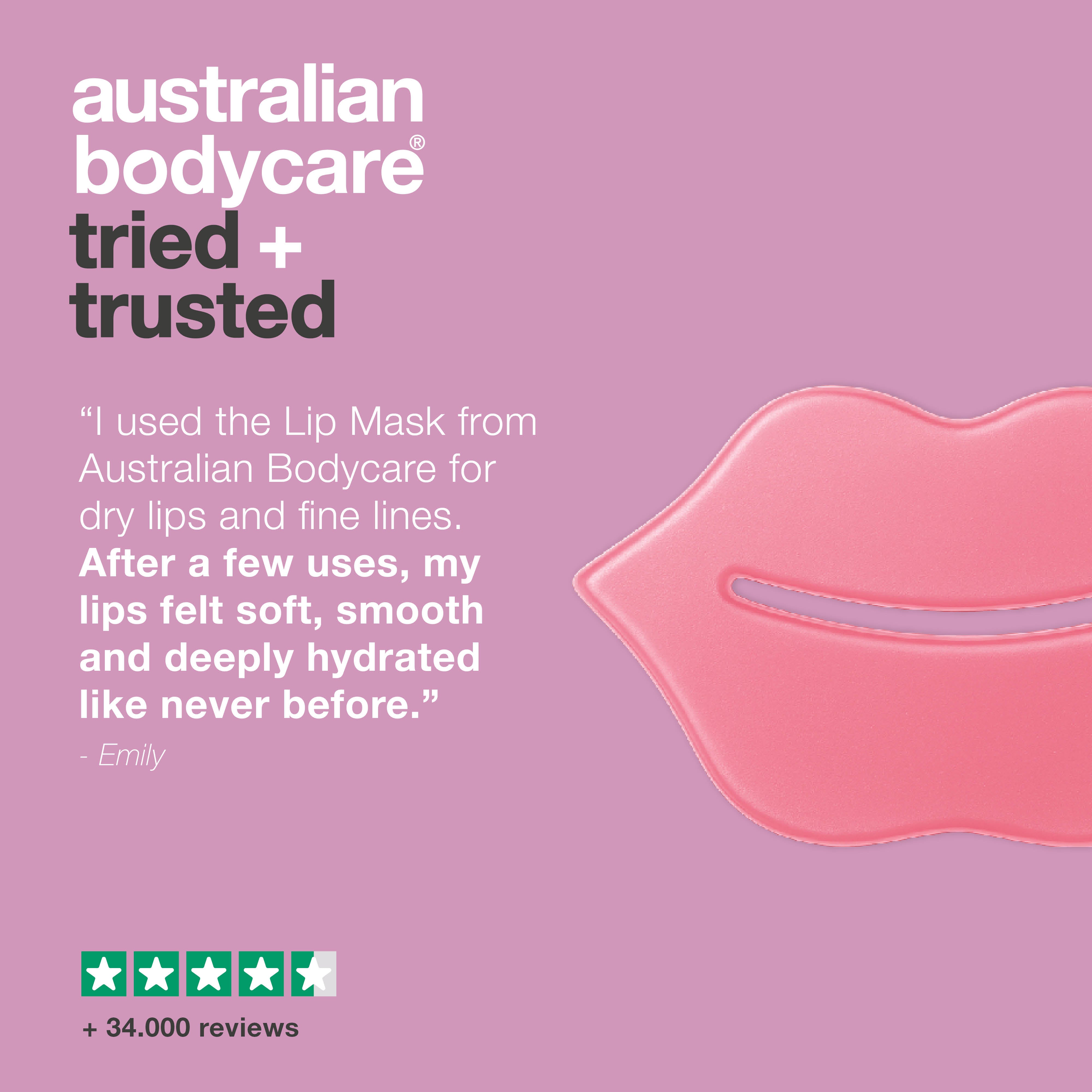 Lip Mask to treat dryness, fine lines and dull lips. Deeply hydrates and plumps. With B12 vitamin, Centella Asiatica and hyaluronic acid.