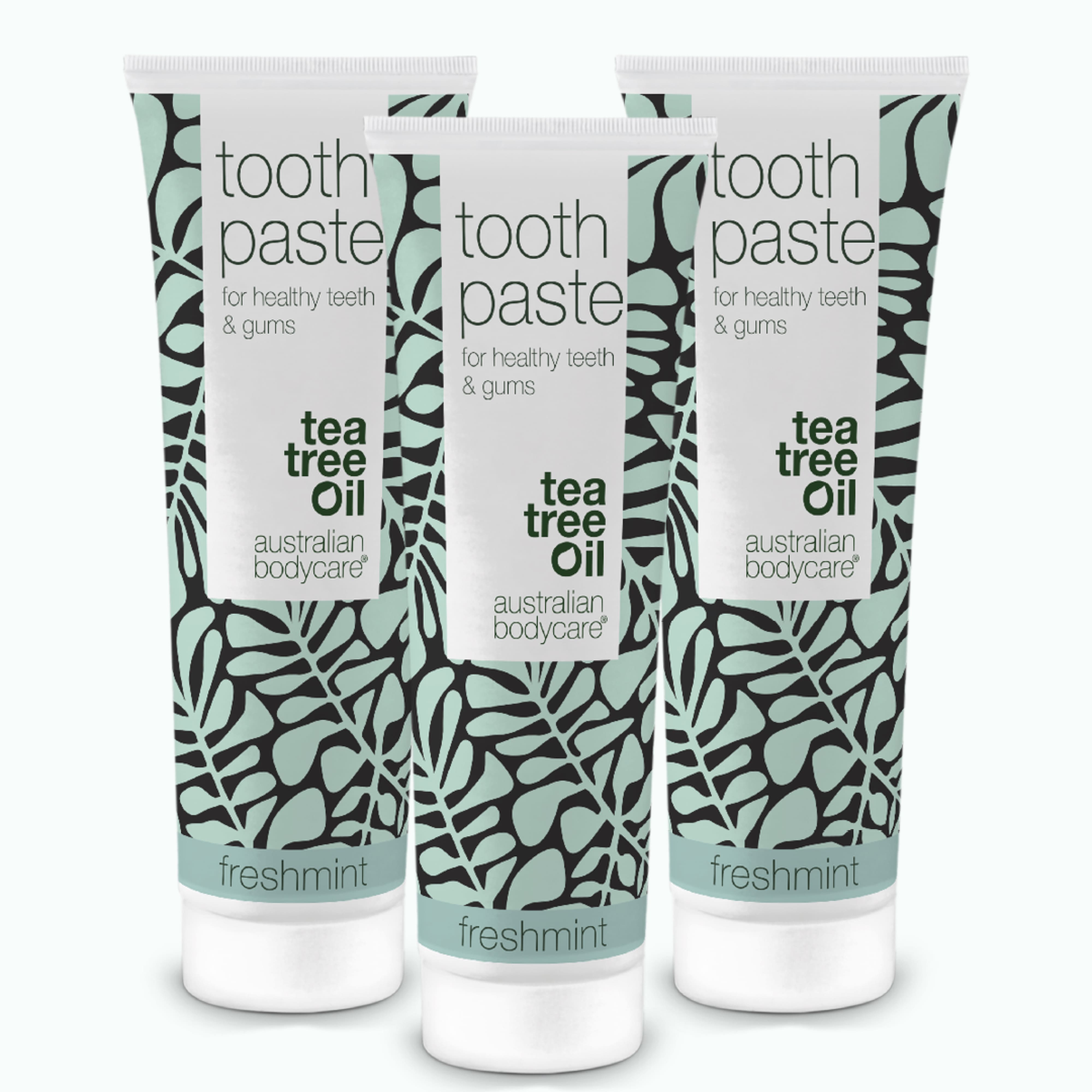 3 Tea Tree Oil Toothpaste with Freshmint for oral thrush & gingivitus