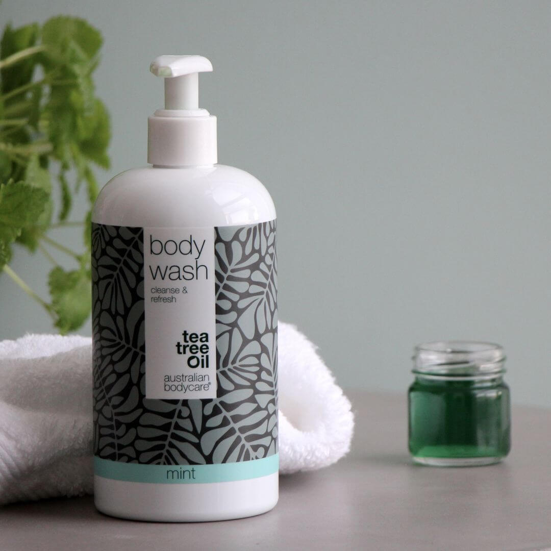 4 for 3 Tea Tree Body Wash 500 ml Mint — package deal - Package deal with 4 Body Wash (500 ml): Tea Tree Oil Mint