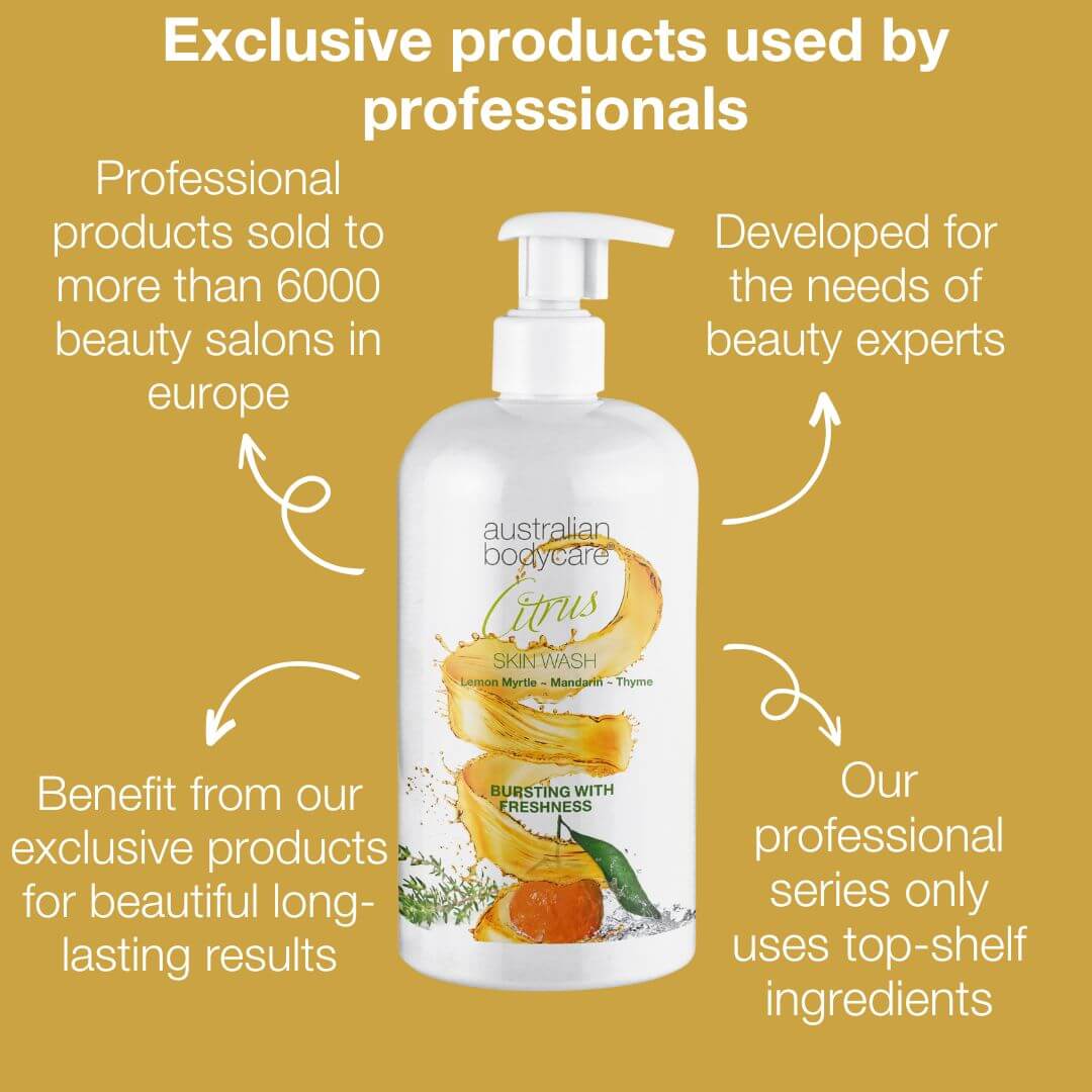 Professional Citrus Skin Wash - Professional body wash with Tea Tree Oil and citrus for daily use