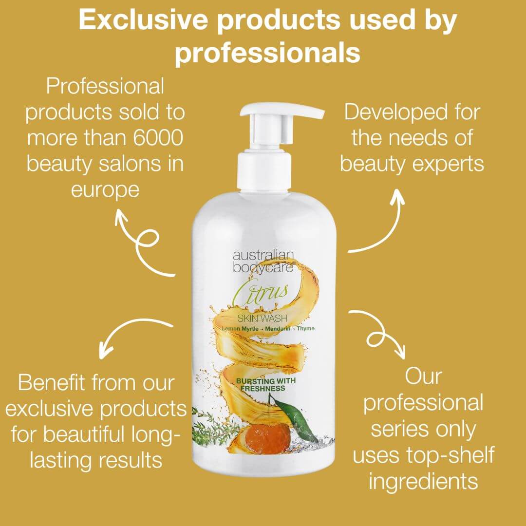 Professional Citrus Skin Wash — Professional body wash with Tea Tree Oil and citrus for daily use