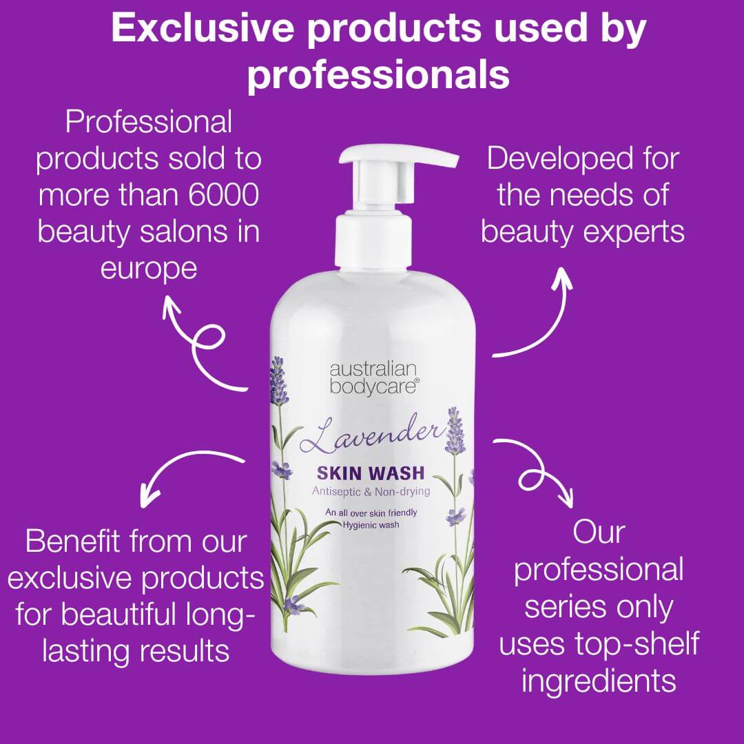 Professional Lavender Skin Wash — Professional Shower gel with Tea Tree Oil and Lavender to wash your body daily