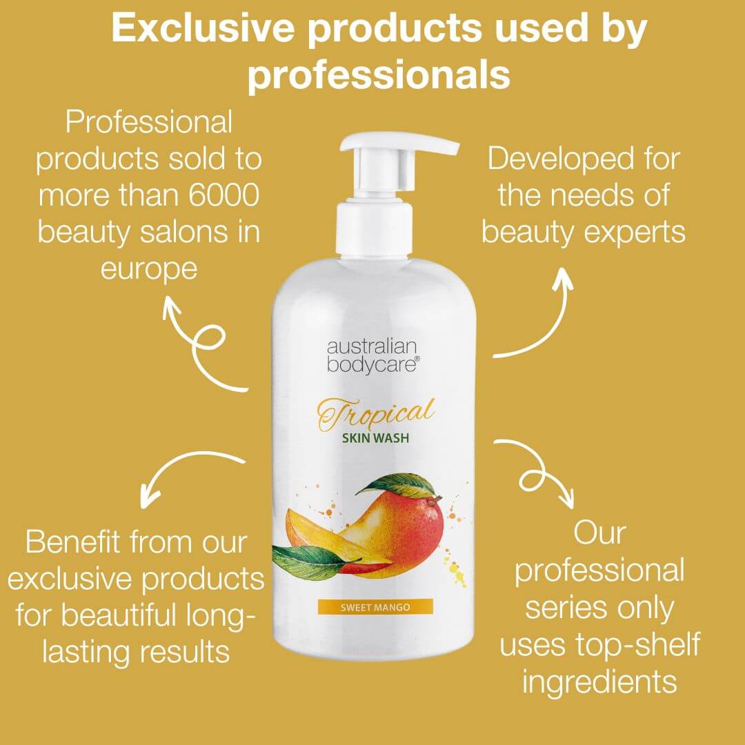 Tropical Skin Wash with mango — Professional Body Wash with Tea Tree Oil and mango for a clean and healthy skin