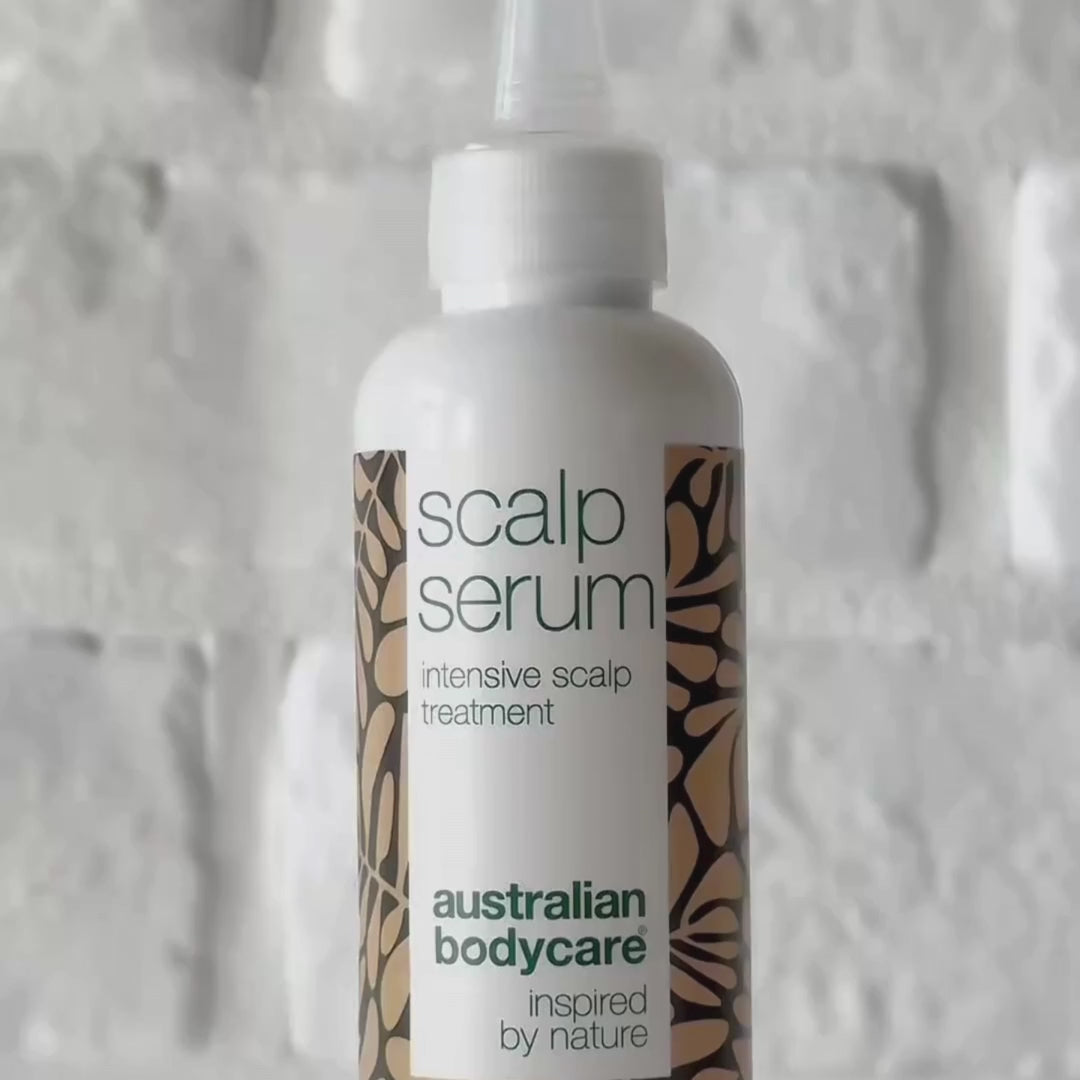 Scalp serum for dandruff and dry scalp – relieves itching, oily hair and irritation – Australian Bodycare