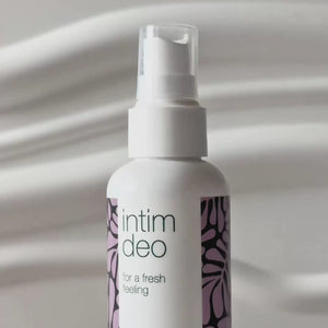 Intimate deodorant against unwanted genital and vaginal smell — Intimate deo for unwanted odor and irritation in the intimate area