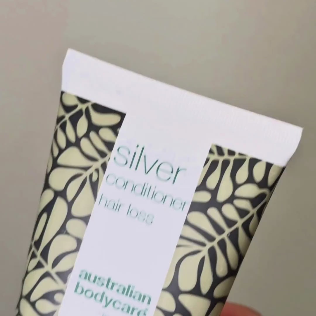 Video showing the rich blue-purple color of our Hair Loss Purple Conditioner being dispensed.