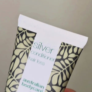 Video showing the rich blue-purple color of our Hair Loss Purple Conditioner being dispensed.