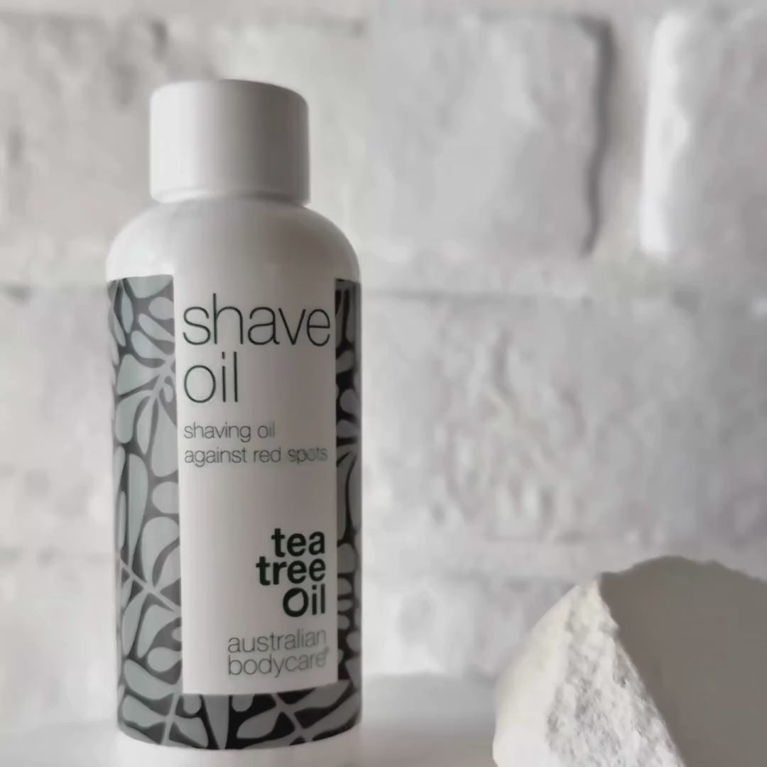 Shaving oil for red bumps and ingrown hairs – reduces irritation, redness and razor bumps – Australian Bodycare