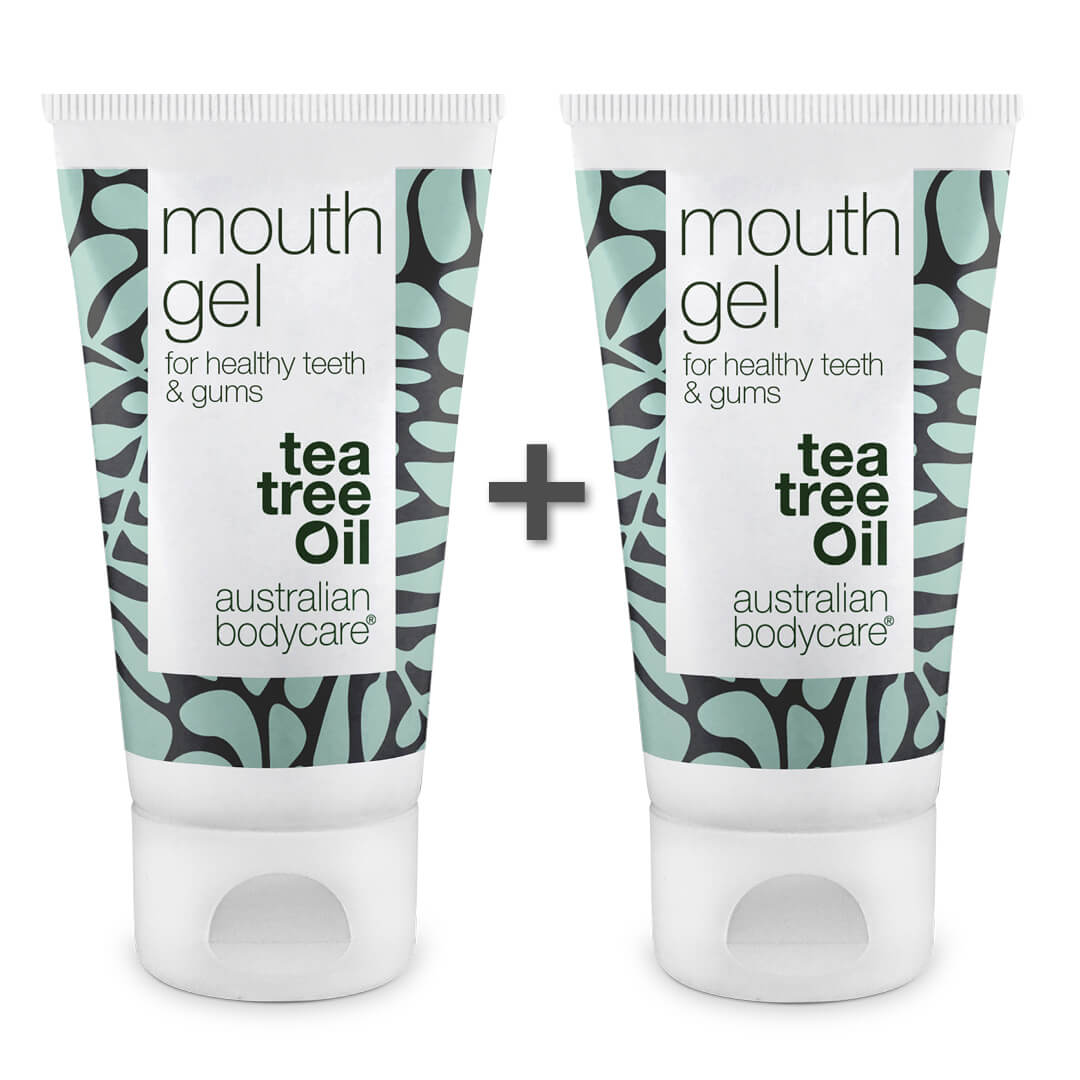 2 x Mouth gel for gums and tongue - For daily care of sore, bleeding gums and oral thrush