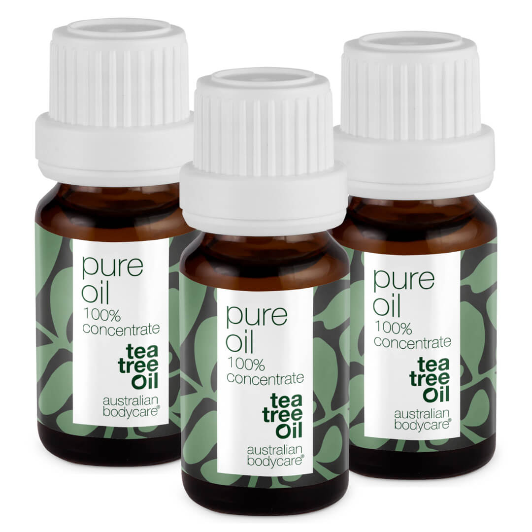 3 x XL 30ml Tea Tree Oil for skin problems - 3-pack of 100% concentrated and undiluted Tea Tree Oil from Australia