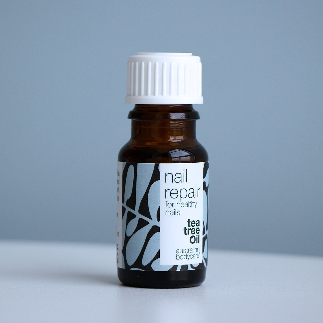 Nail Oil for Cracked and Discoloured Nails — Restore the health of your nails with our nail oil. It combats cracked, rough, and discoloured nails using natural 4-terpineol, known from Tea Tree Oil, and vitamin E.