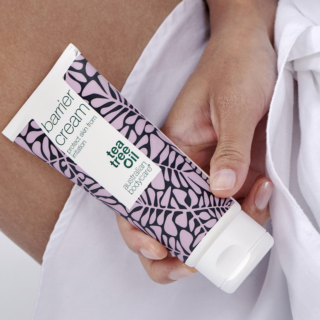 Intimate barrier cream for redness and discomfort — 100 ml cream protects the intimate area from irritation, moisture, and friction. Natural ingredients soothe and care for sensitive skin.