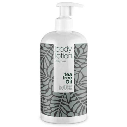 Tea Tree Body Lotion against dry skin and spots - Body moisturiser for congested and scaly skin on the body