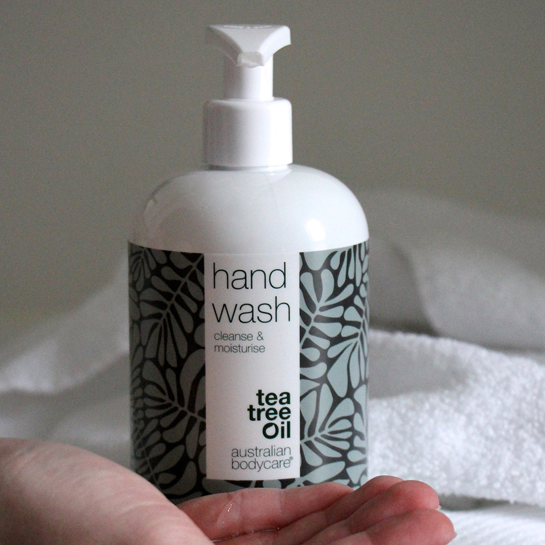 Liquid hand soap for dry hands with Tea Tree Oil — Liquid hand wash for effective cleansing of bacteria and dirt