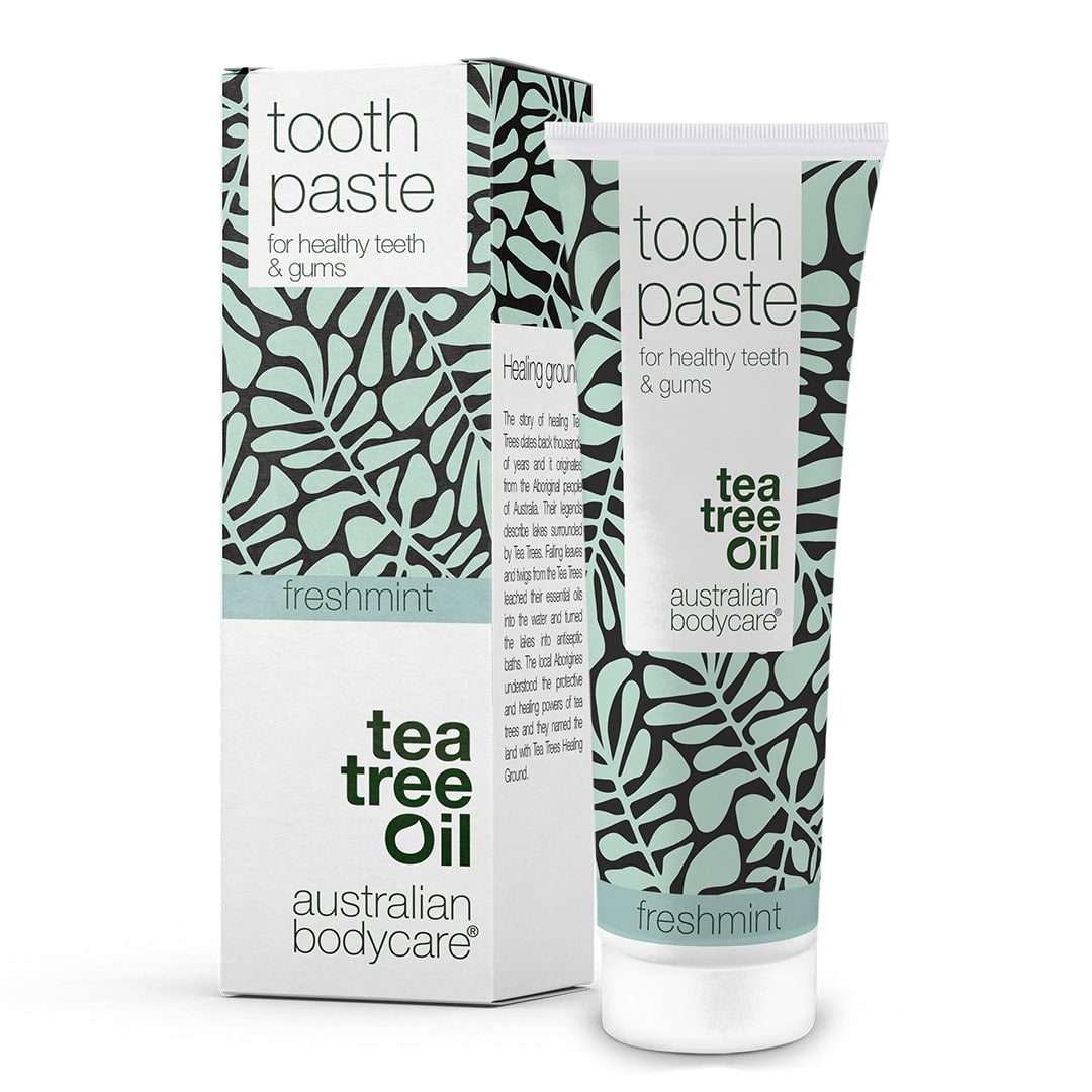 Toothpaste with Tea Tree Oil - daily care of gingivitis and oral thrush