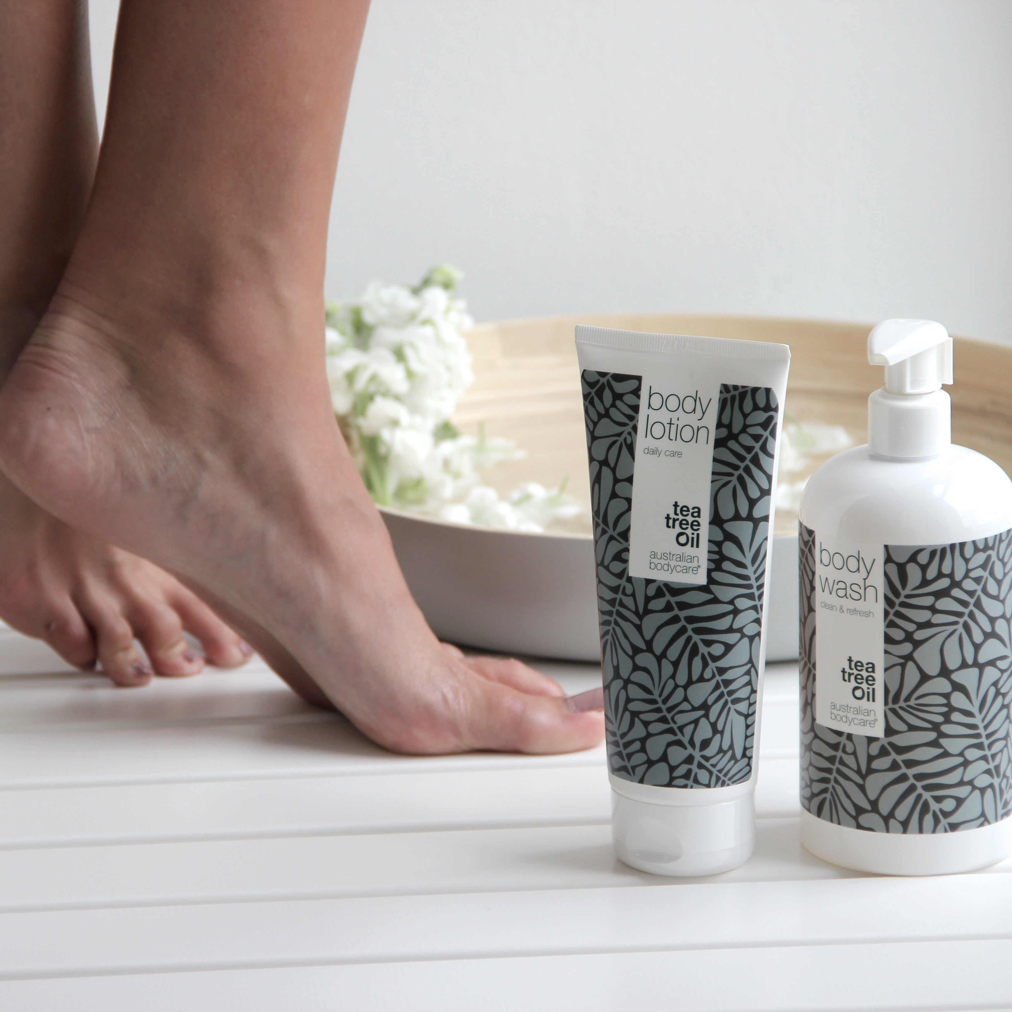 3x products for itchy feet— Kit for daily care of itchy feet