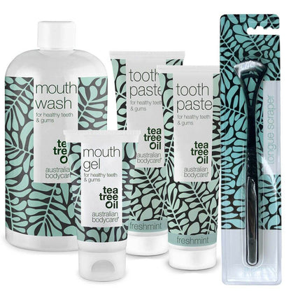 Start kit 5 mouth products - Starter kit for good oral hygiene and care of periodontal disease and fungus